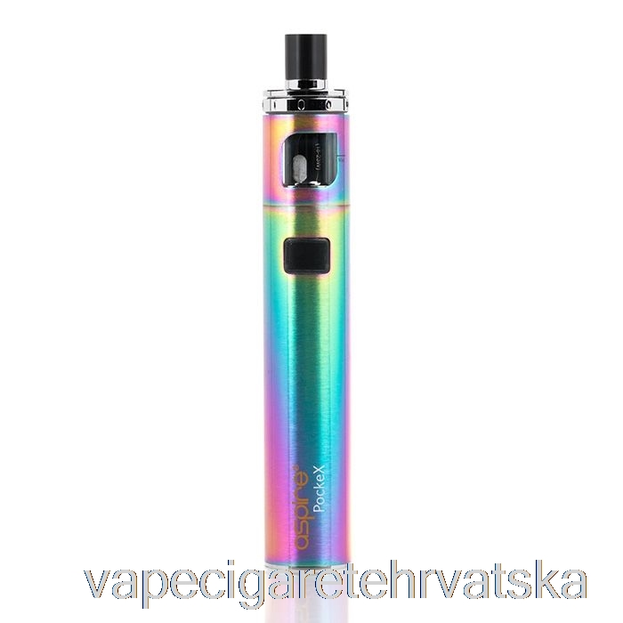 Vape Cigarete Aspire Pockex Aio Starter Kit Rainbow